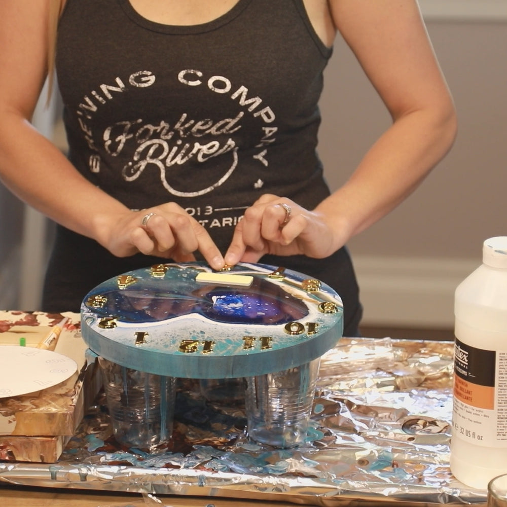 Unleash Your Creativity with Paint-tastic's 10" Clock Pour Kits!